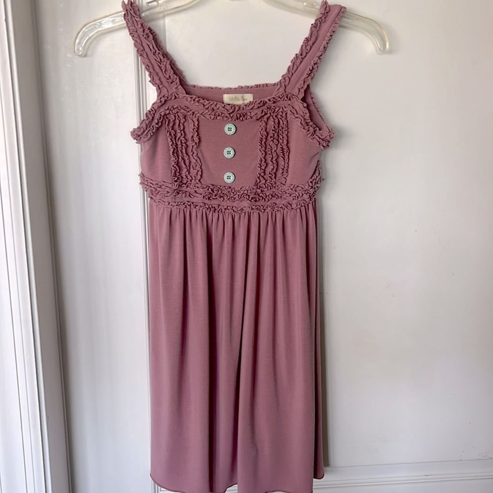 Matilda Jane Happy & Free Emilia serendipity, berry sundress size 8 girls